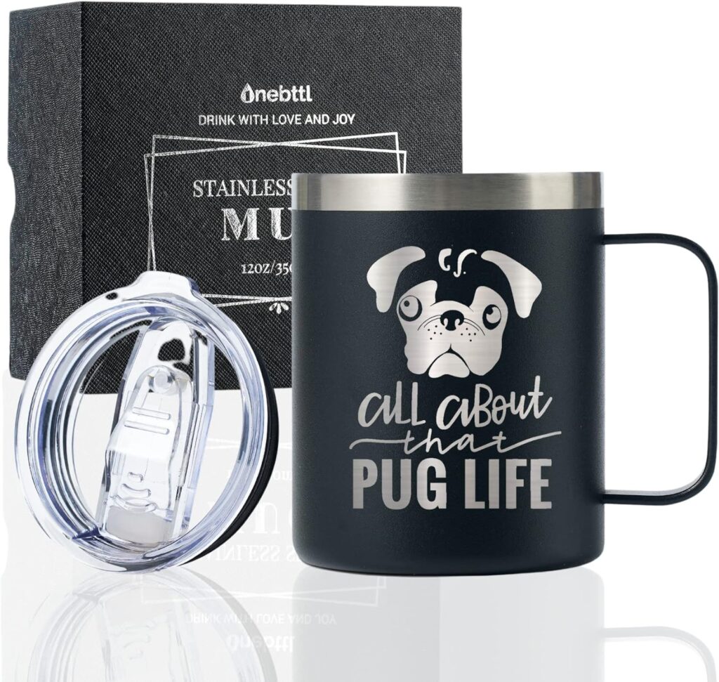 All About That Pug Life Insulated Mug