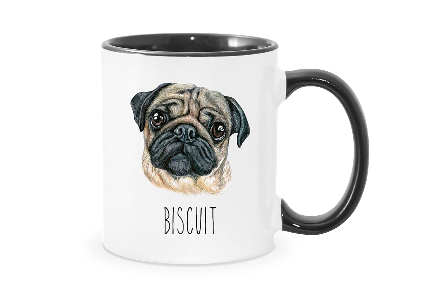 Pug Personalized Coffee Mug