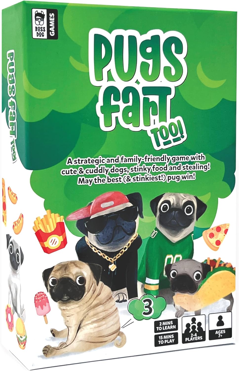 Pugs Fart Too - Fast Paced & Strategic Card Game