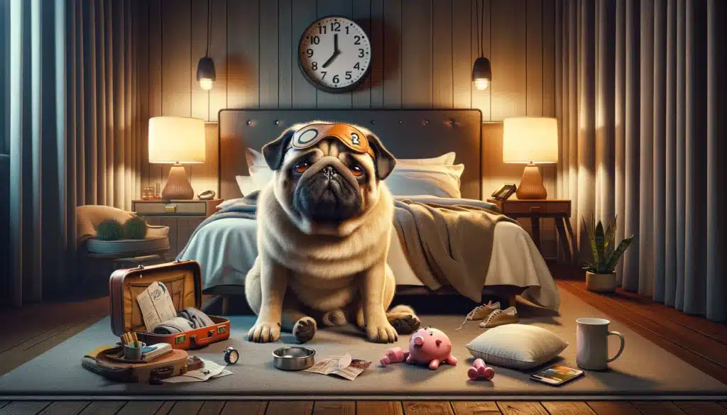 can pugs fly on planes - jet lag