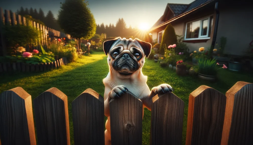 Can Pugs Jump - Setting up barriers