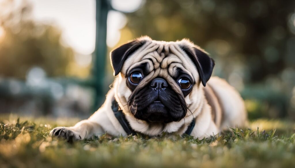 Do Pugs Bite - A playful pug in various outfits and settings captured in stunning detail.