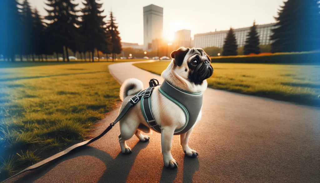 Can Pugs Wear Collars - Harnesses Might be a better option